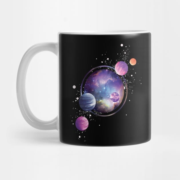 Galaxy Burst, Planet Art, Astronomy Gift, Galaxy Art, Astronaut Gift, Galaxy Space and Planets, Solar System by Mia Delilah